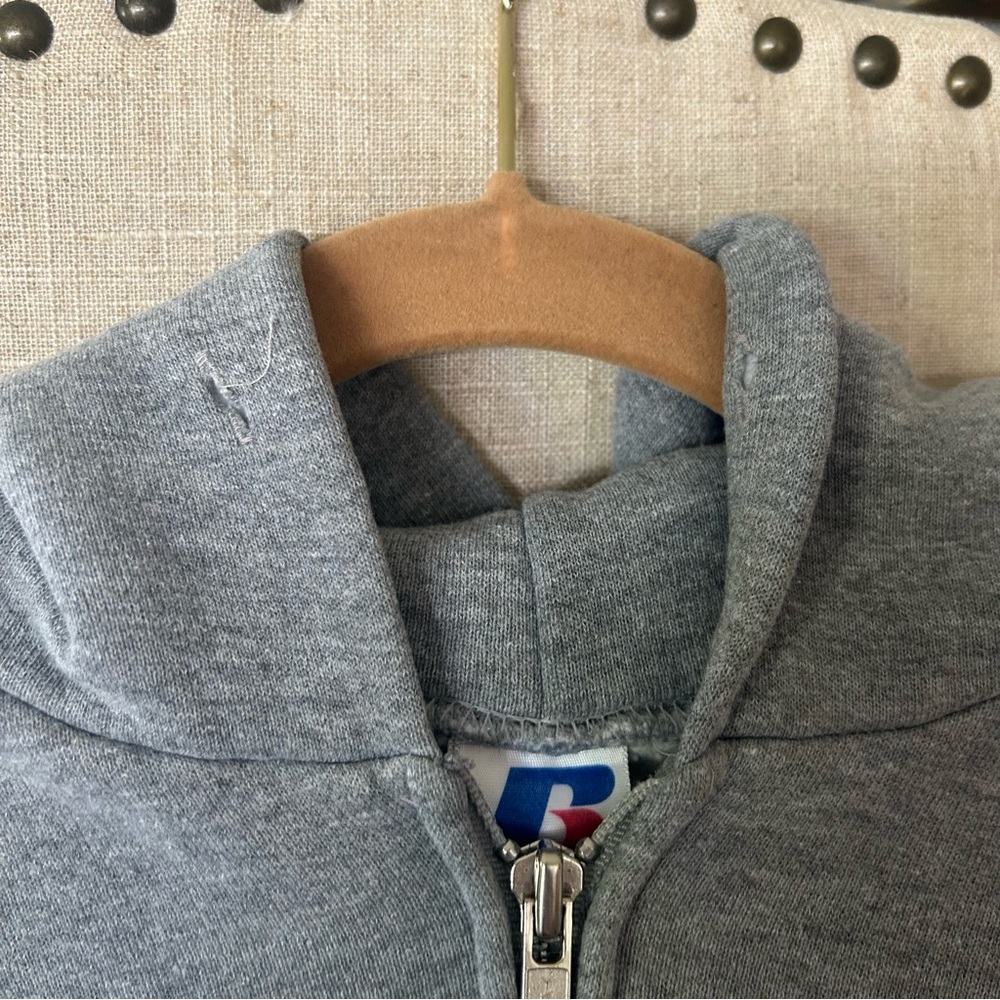 Cal Poly Gray Zip Up Hoodie - Picture 8 of 16